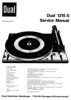 Dual 1215-S-Service-Manual 